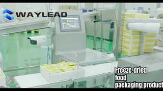 Automatic Plate Placing Robot Freeze Dryer Γραμμή παραγωγής λυοφιλοποιημένων συσκευασιών τροφίμων