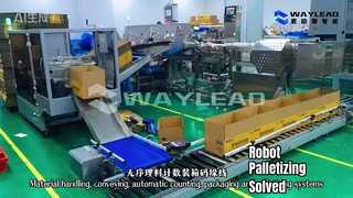 Συστήματα χειρισμού, μεταφοράς, αυτόματης καταμέτρησης, συσκευασίας και παλετοποίησης υλικών