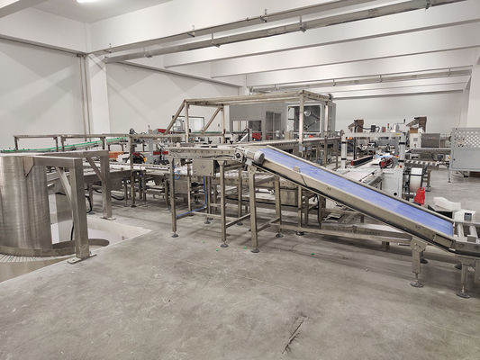 30 M/min Ταχύτητα τροφοδοσίας Γραμμή συσκευασίας μπισκότων για χαρτοσακούλες πλάτος εύρος 180mm430mm